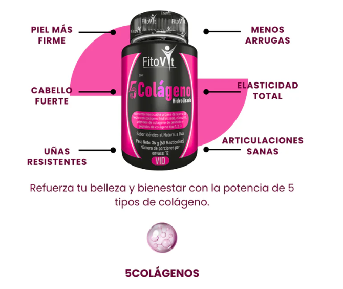 5 COLÁGENO HIDROLIZADO X 60 UND