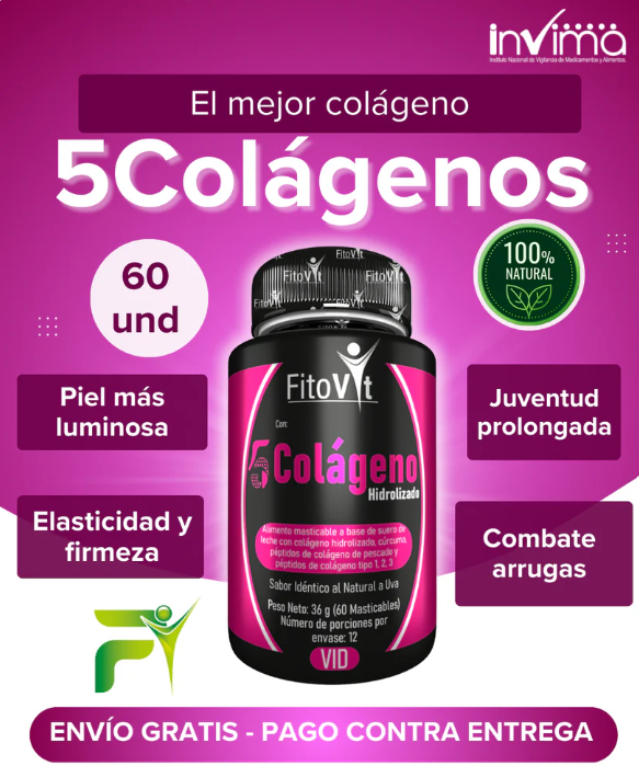 5 COLÁGENO HIDROLIZADO X 60 UND